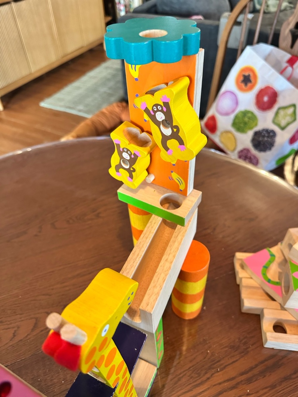 Alex toys wooden jungle Marble Run Toy - make your own run! - Picture 7 of 13